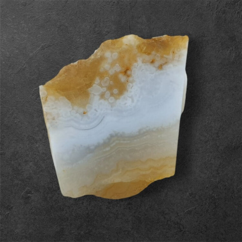 Blue lace agate cut raw 23x22 mm no 66 Blue lace agate cut raw 23x22 mm no 66