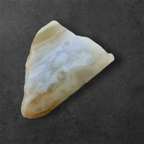Blue lace cut agate raw 24x18 mm no. 40 Blue lace cut agate raw 24x18 mm no. 40