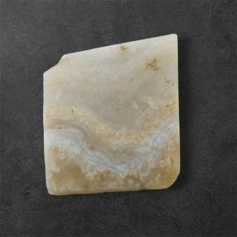 Blue lace agate cut raw 24x21 mm no 28 Blue lace agate cut raw 24x21 mm no 28