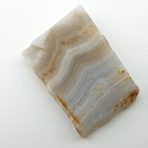 Blue lace agate cut raw 25x19 mm no 68 Blue lace agate cut raw 25x19 mm no 68