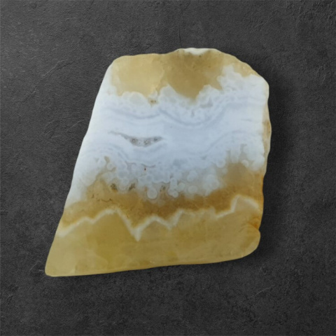 Blue lace agate cut raw 25x19 mm no 84 Blue lace agate cut raw 25x19 mm no 84