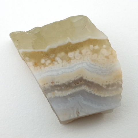 Blue lace cut agate raw 26x20 mm No 7 Blue lace cut agate raw 26x20 mm No 7