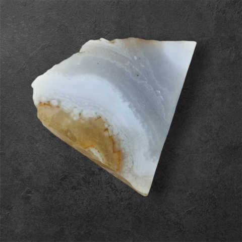 Blue lace agate cut raw 26x23 mm no 36 Blue lace agate cut raw 26x23 mm no 36