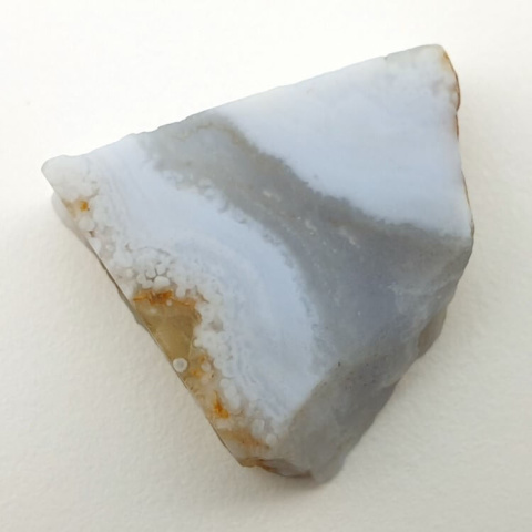 Blue lace agate cut raw 26x23 mm no 36 Blue lace agate cut raw 26x23 mm no 36