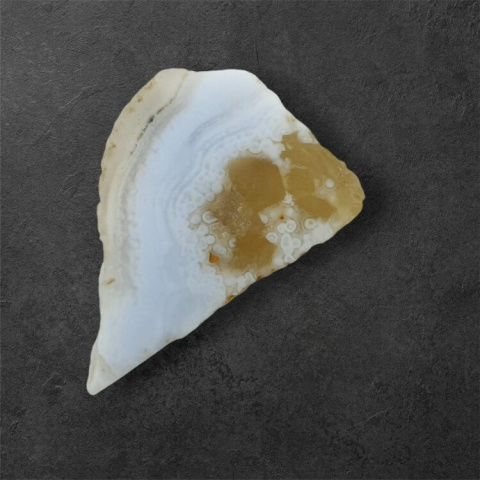 Blue lace cut agate raw 27x19 mm No 59 Blue lace cut agate raw 27x19 mm No 59