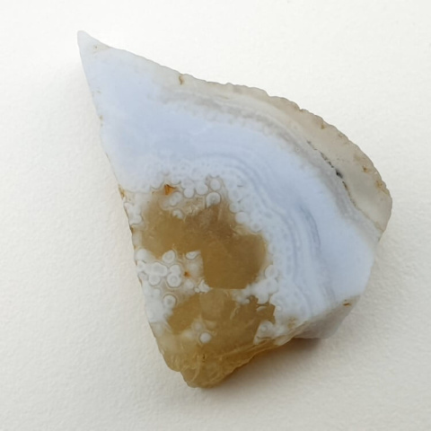 Blue lace cut agate raw 27x19 mm No 59 Blue lace cut agate raw 27x19 mm No 59