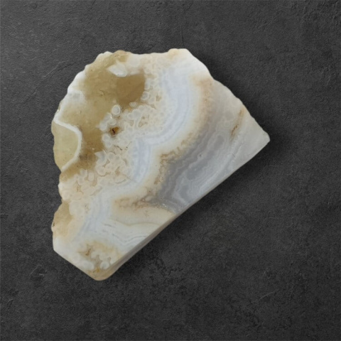 Blue lace agate cut raw 27x20 mm no 56 Blue lace agate cut raw 27x20 mm no 56