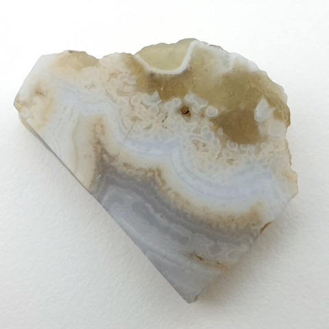 Blue lace agate cut raw 27x20 mm no 56 Blue lace agate cut raw 27x20 mm no 56