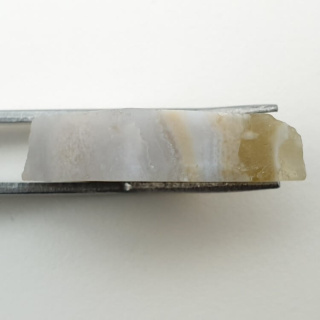 Blue lace agate cut raw 28x19 mm no 72