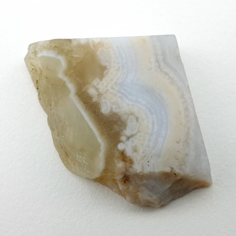 Blue lace agate cut raw 28x19 mm no 72 Blue lace agate cut raw 28x19 mm no 72