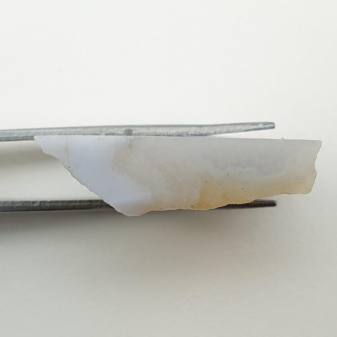 Blue lace agate cut raw 28x21 mm no 30