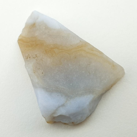 Blue lace agate cut raw 28x21 mm no 30