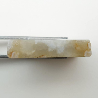 Blue lace agate cut raw 28x26 mm no 38