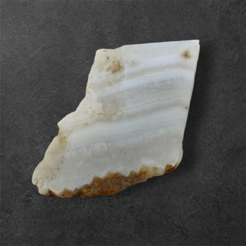 Blue lace agate cut raw 28x27 mm no 18 Blue lace agate cut raw 28x27 mm no 18