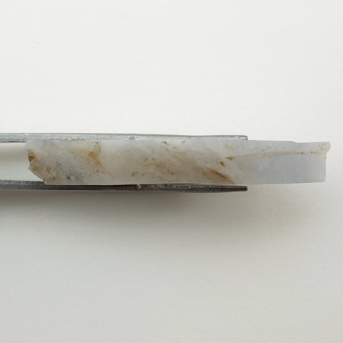 Blue lace agate cut raw 28x27 mm no 18 Blue lace agate cut raw 28x27 mm no 18