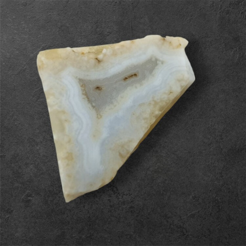 Blue lace cut agate raw 28x28 mm no 16 Blue lace cut agate raw 28x28 mm no 16