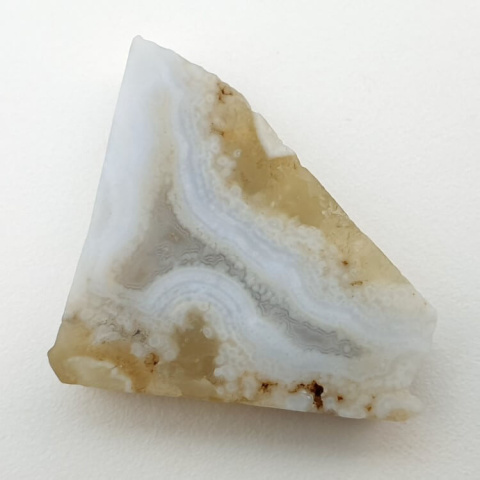 Blue lace cut agate raw 28x28 mm no 16 Blue lace cut agate raw 28x28 mm no 16