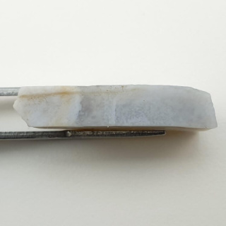 Blue lace agate cut raw 29x15 mm no 77