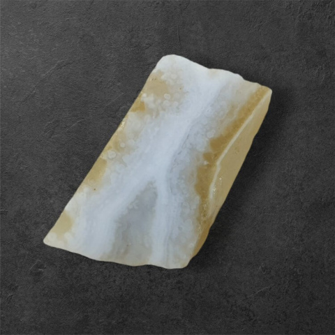Blue lace agate cut raw 29x16 mm no 53 Blue lace agate cut raw 29x16 mm no 53