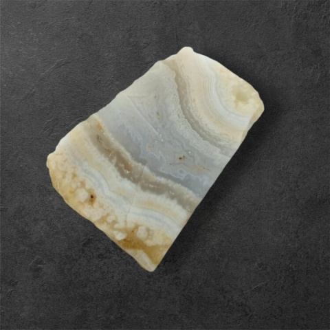 Blue lace agate cut raw 29x21 mm no 48 Blue lace agate cut raw 29x21 mm no 48