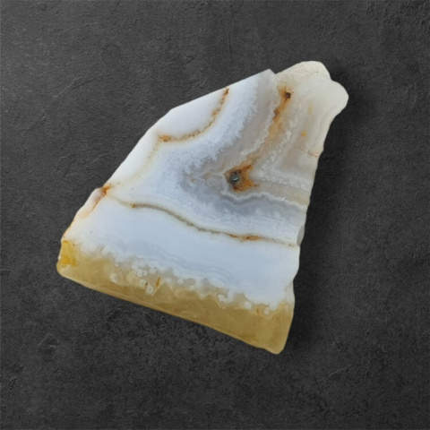 Blue lace agate cut raw 29x24 mm No 6 Blue lace agate cut raw 29x24 mm No 6