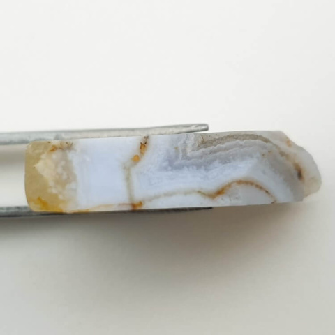 Blue lace agate cut raw 29x24 mm No 6 Blue lace agate cut raw 29x24 mm No 6