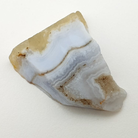Blue lace agate cut raw 29x24 mm No 6 Blue lace agate cut raw 29x24 mm No 6