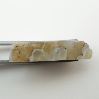 Agate blue lace cut raw 30x20 mm no 80