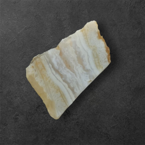 Blue lace agate cut raw 30x21 mm no 50