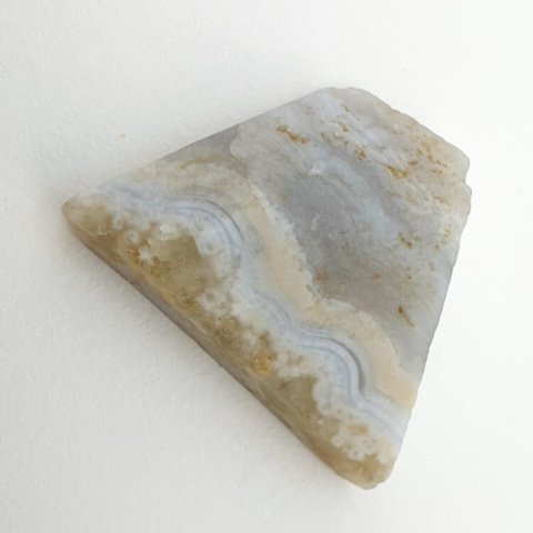 Agate blue lace cut raw 30x23 mm No 22 Agate blue lace cut raw 30x23 mm No 22
