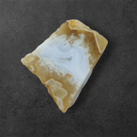 Blue lace cut agate raw 30x24 mm No 57 Blue lace cut agate raw 30x24 mm No 57