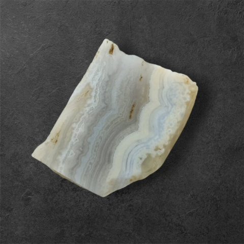 Blue lace agate cut raw 31x25 mm No 4 Blue lace agate cut raw 31x25 mm No 4