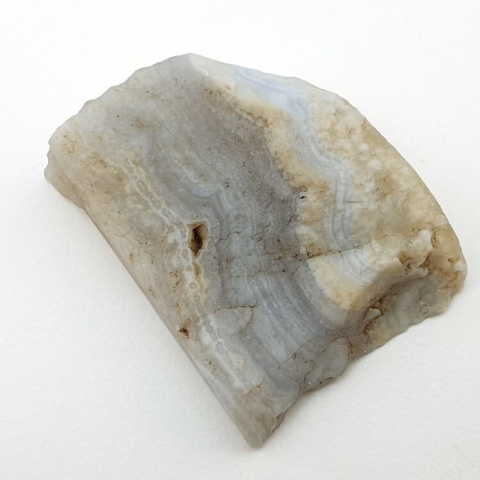 Blue lace agate cut raw 31x25 mm No 4 Blue lace agate cut raw 31x25 mm No 4