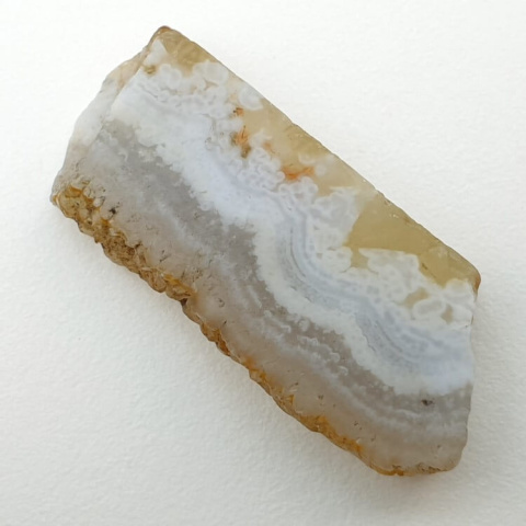 Blue lace agate cut raw 32x14 mm no 82 Blue lace agate cut raw 32x14 mm no 82