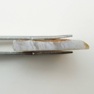 Blue lace agate cut raw 33x21 mm No 8