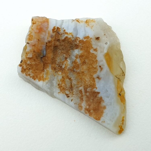 Blue lace agate cut raw 33x21 mm No 8 Blue lace agate cut raw 33x21 mm No 8