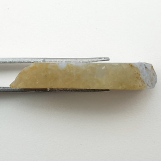 Blue lace agate cut raw 34x18 mm no 14
