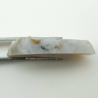 Blue lace agate cut raw 36x20 mm no 44