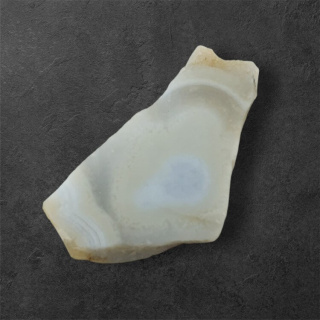 Blue lace agate cut raw 37x21 mm no 2