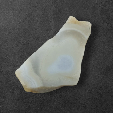 Blue lace agate cut raw 37x21 mm no 2 Blue lace agate cut raw 37x21 mm no 2