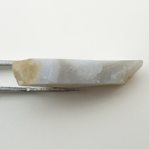 Blue lace agate cut raw 37x21 mm no 2 Blue lace agate cut raw 37x21 mm no 2