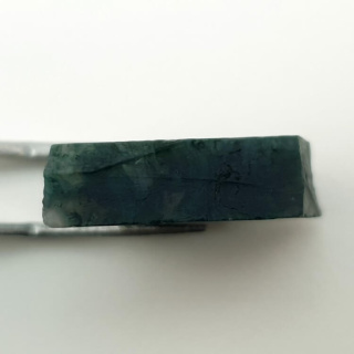 Agate mossy cut raw 20x18 mm no 82