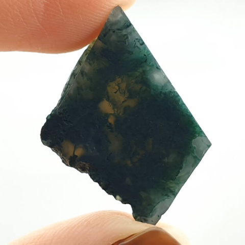 Agate mossy cut raw 20x18 mm no 82 Agate mossy cut raw 20x18 mm no 82