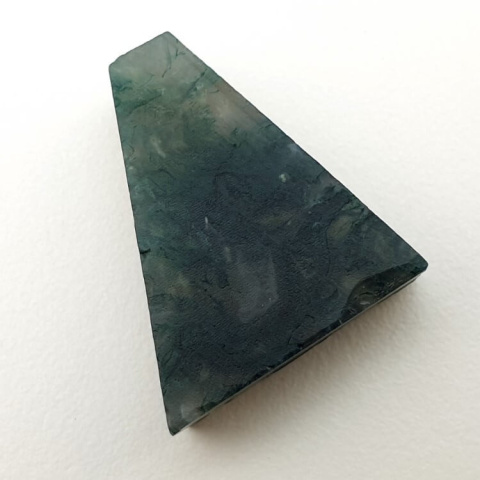 Moss agate cut raw 21x17 mm no 86 Moss agate cut raw 21x17 mm no 86