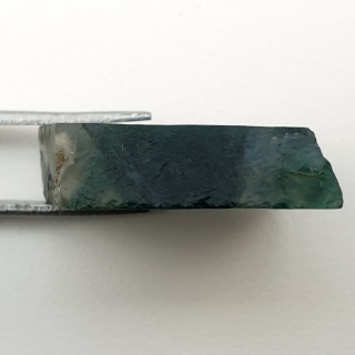 Agate mossy cut raw 21x17 mm no 91