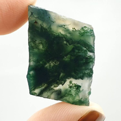 Moss agate cut raw 21x17 mm no 91 Moss agate cut raw 21x17 mm no 91