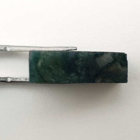 Agate mossy cut raw 21x19 mm no 35 Agate mossy cut raw 21x19 mm no 35