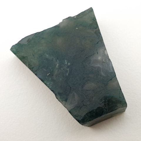 Agate mossy cut raw 21x19 mm no 35 Agate mossy cut raw 21x19 mm no 35