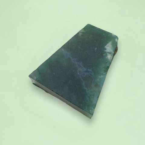 Agate mossy cut raw 22x19 mm No 78 Agate mossy cut raw 22x19 mm No 78