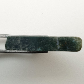 Agate mossy cut raw 23x22 mm no 88